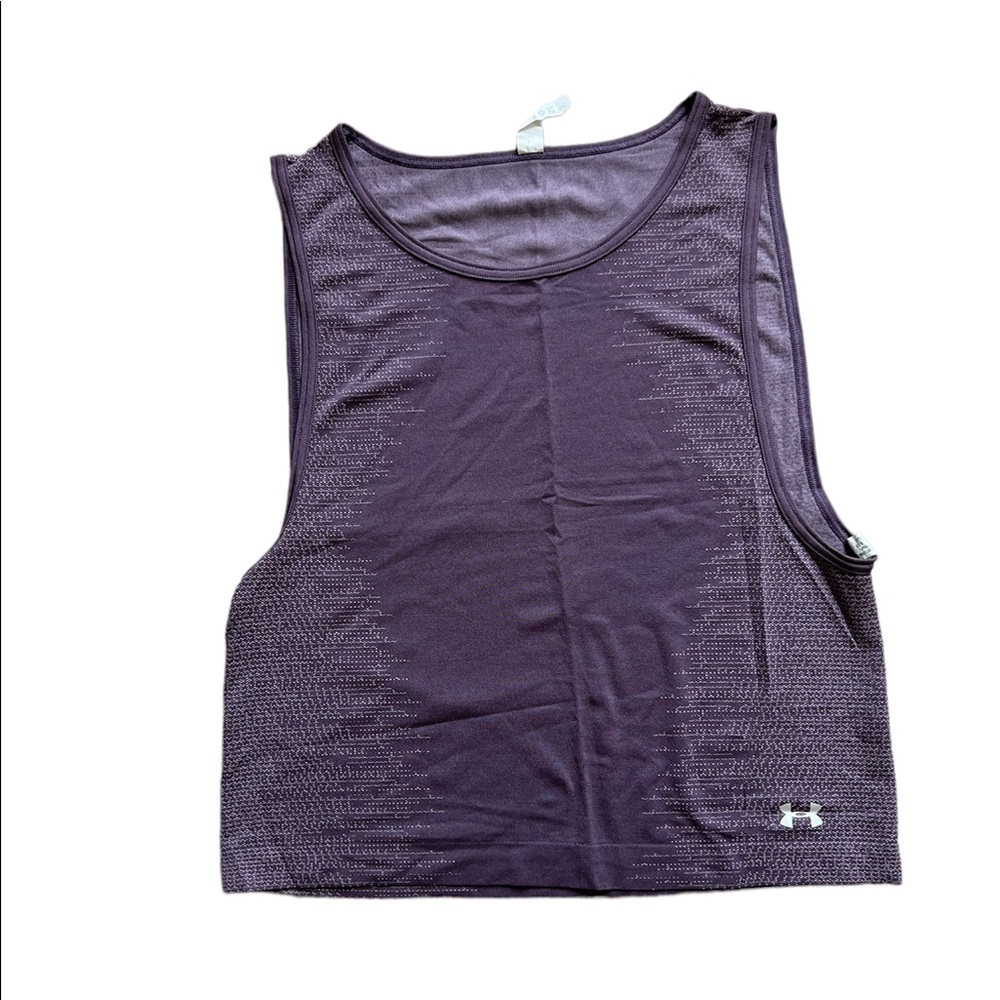 Under Armour purple crop top sz: x small